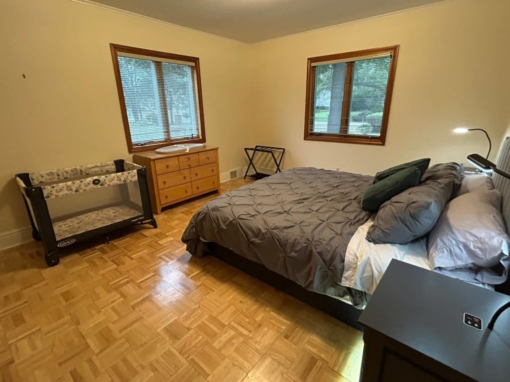King Bedroom with Pack and Play