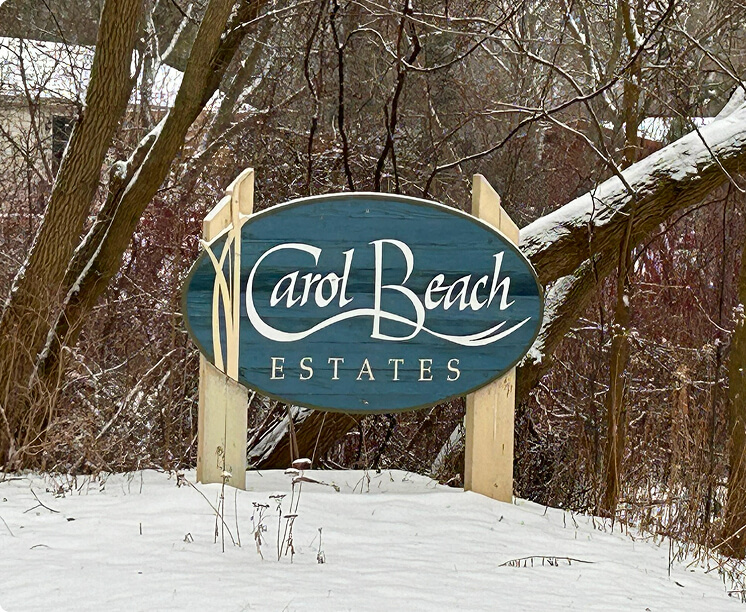 Carol Beach Estates Sign